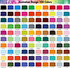 Набір двосторонніх маркерів 100 кольорів Bewahly (маркери-пензлі та маркери файнлайнери), фото 3