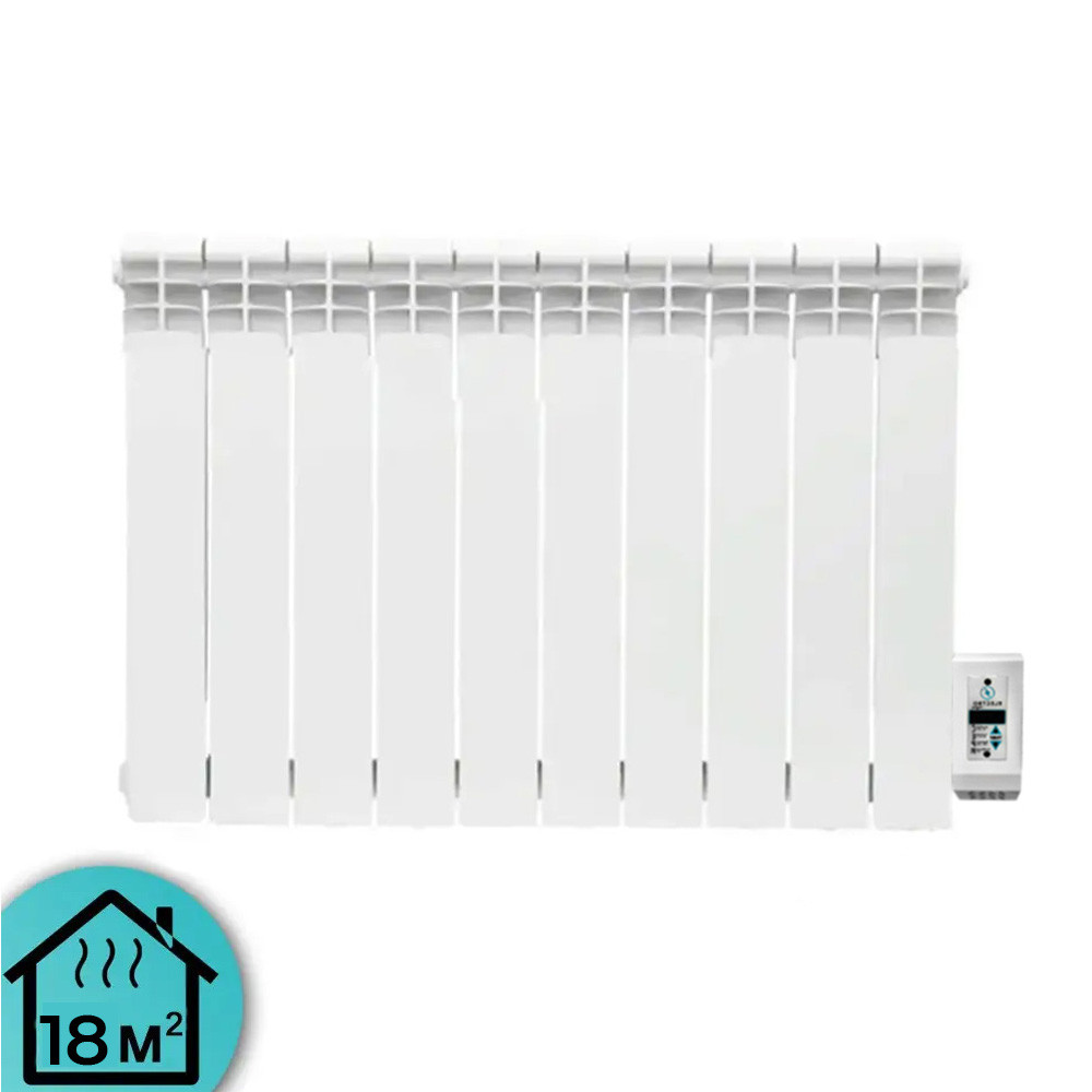 Електрорадіатор ELECTRO.10W+ плюс 500/100 (200Вт) Wi-Fi 1300Вт з настінними кріпленнями
