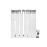 Електрорадіатор ELECTRO.6W+ плюс 500/100 (200Вт) Wi-Fi 650Вт з настінними кріпленнями, фото 3