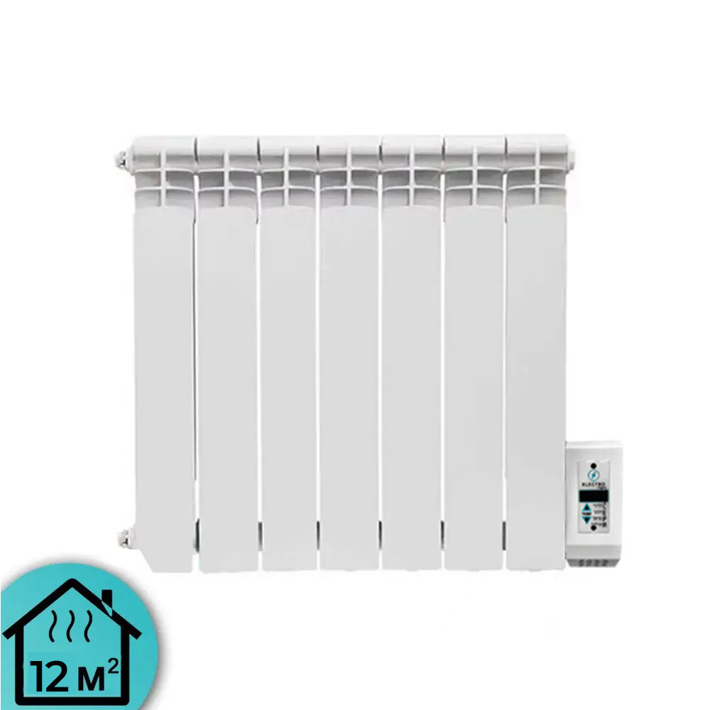 Електрорадіатор ELECTRO.7W+ плюс 500/100 (200Вт) Wi-Fi 700Вт з настінними кріпленнями