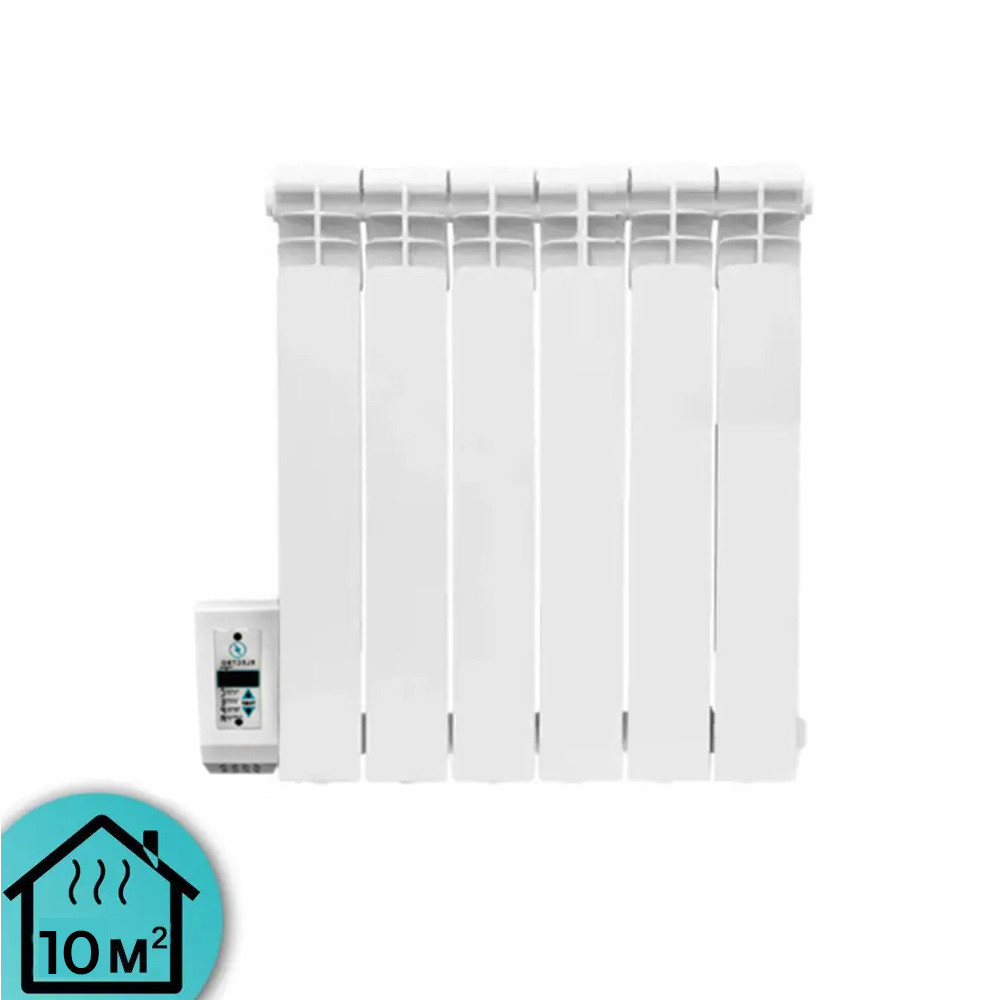Електрорадіатор ELECTRO.6WL+ плюс 500/100 (200Вт) Wi-Fi зліва 650Вт з настінними кріпленнями