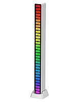 Музыкальный светильник RGB 300 mAh USB лампа звуковое управление