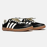 Жіночі кросівки Adidas Samba Pony Tonal Wales Bonner Core Black, фото 6