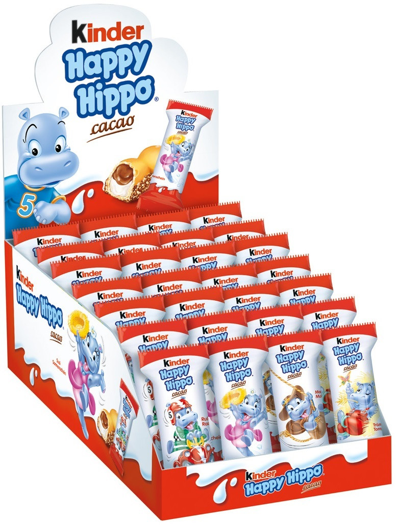 Шоколадний батончик Kinder Happy Hippo Cocoa Cream