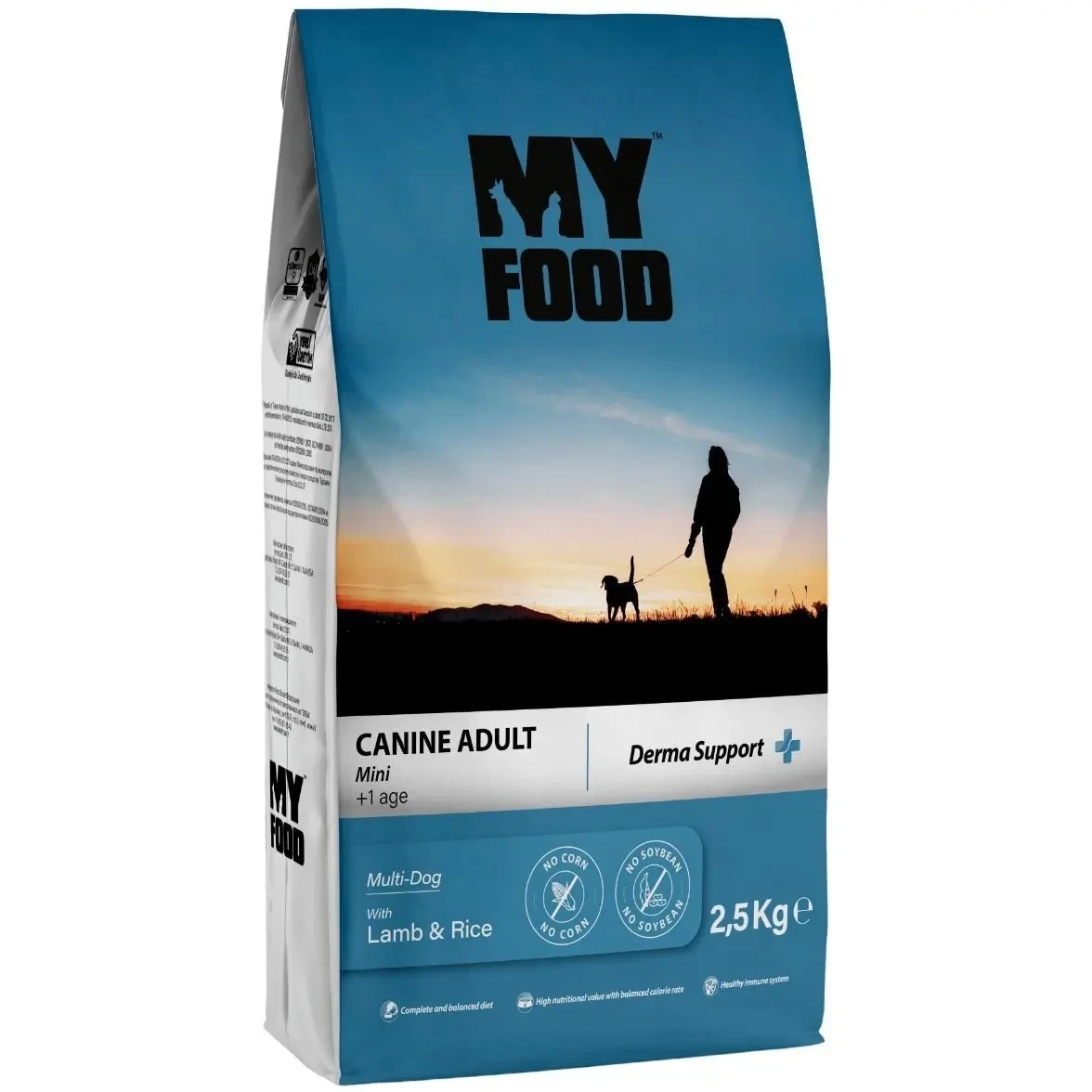 Сухий корм Myfood Супер-преміум для дорослих собак малих порід з Ягненком та рисом 2.5 кг