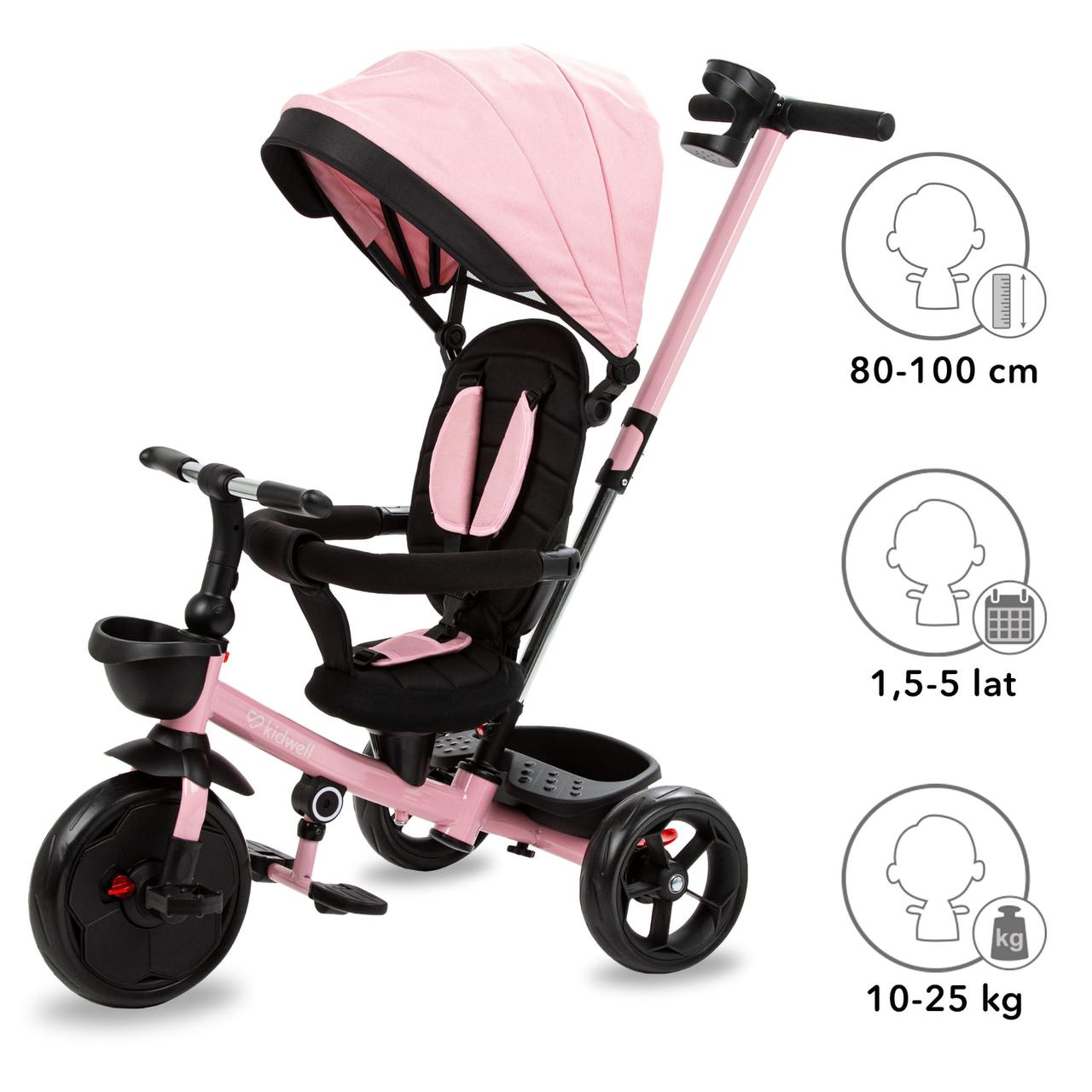 Триколісний велосипед Kidwell Axel (рожевий колір), фото 1