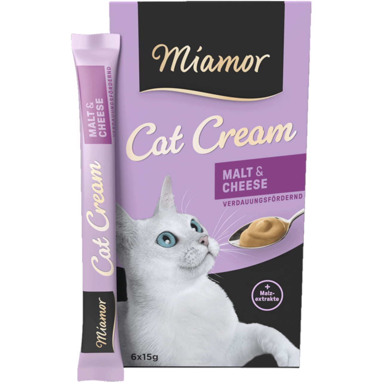 Ласощі для котів Miamor Cat Snack Malt-Cream&Cheese крем-сир 90 г, фото 1