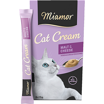 Ласощі для котів Miamor Cat Snack Malt-Cream&Cheese крем-сир 90 г