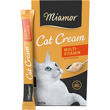 Ласощі для котів для зміцнення імунної системи Miamor Cat Snack&Multi Vitamin мультивітамін 90 г