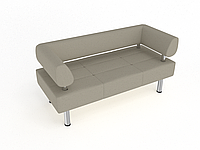 Офисный диван с подлокотниками Tetrix SL 2200 белый (теплый)