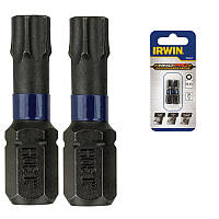 Бита IMPACT PRO 1/4"/25мм TX30 2шт, IRWIN IRWIN IW6061612