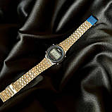 Цифровий спортивний металевий годинник Skmei 2146GD Gold, фото 5