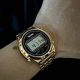 Цифровий спортивний металевий годинник Skmei 2146GD Gold, фото 6