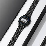 Цифровий спортивний металевий годинник Skmei 2146BK Black, фото 3