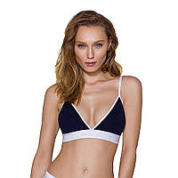 Спортивный топ с двойными бретелями PS007 TOP navy blue L - Passion at