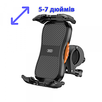 Велотримач для телефона на кермо велосипеда 5-7 дюймів Чорний XO C113