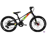 Велосипед Crosser BMX 20 рама 10, Чорно-червоний Black-red