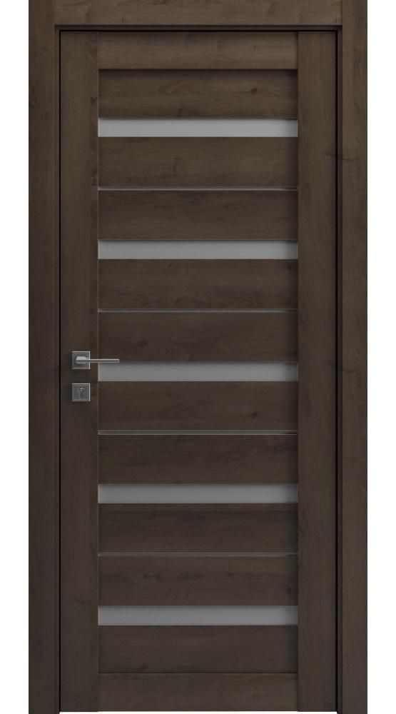 Двері міжкімнатні Родос Гранд Lux-4 Мадагаскар (зі склом сатин), фото 1