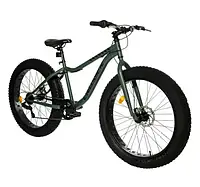 Велосипед Crosser 24 Fat Bike рама 13, Зеленый Green