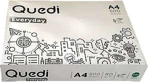 Офісний папір (А4, 80г/м2, 500 аркушів) MM Quedi Everyday