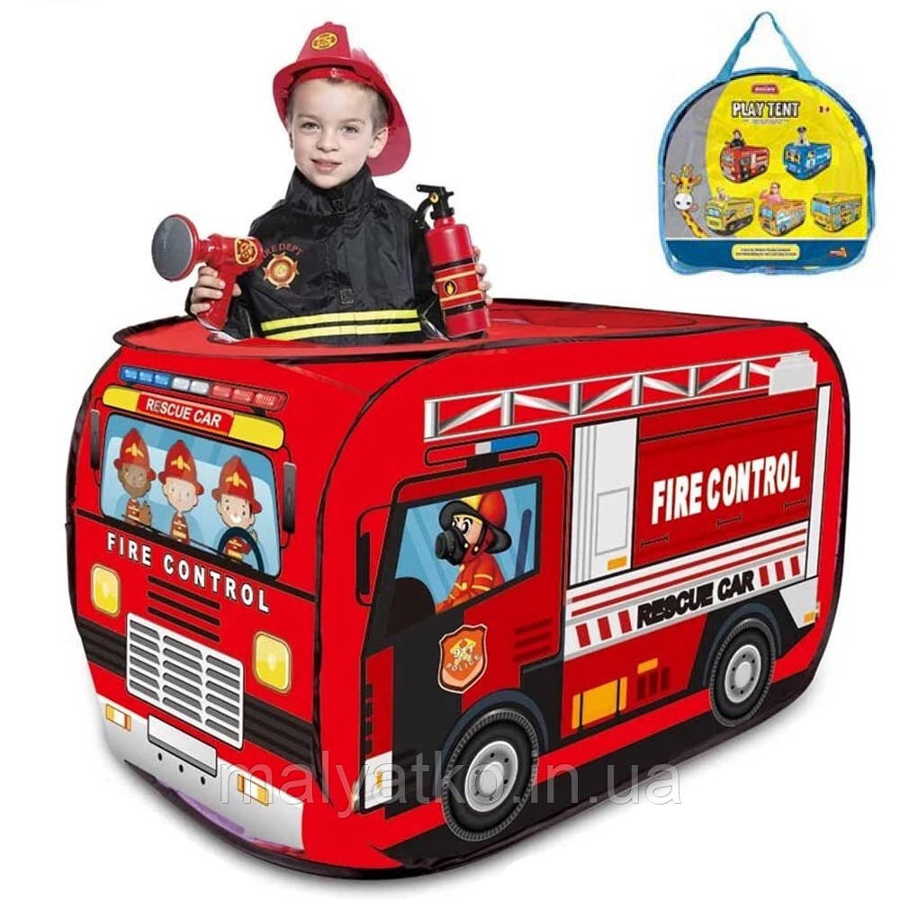 Намет дитячий "Пожежник автобус" (Fire) арт. 606-8011 D
