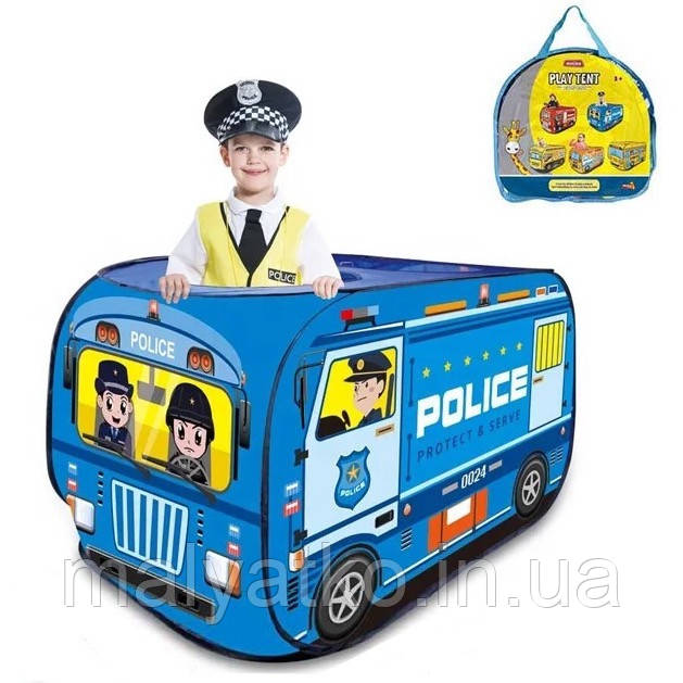 Намет дитячий "Поліцейський автобус" (Police) арт. 606-8010 D