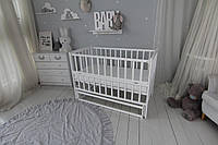 Кровать детская Baby Comfort ЛД2 с маятником белый at