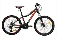 Велосипед Crosser Streаm 26" рама 14 Чорно-червоний Black-red