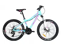 Велосипед Crosser Sweet 24" рама 13 Бірюзовий Turquoise