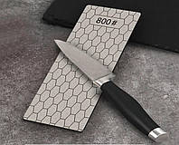 Алмазний точильний брусок для заточки ножів 1 шт зерно 800.