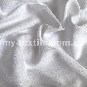 Льон Жатка однотонний Бохо Білий