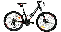 Велосипед Crosser 26″ Nio Stels рама 14, Чорно-Червоний Black-red