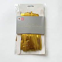 Шторка для фотозоны, фольгированная, цвет золото сатин, размер 100*200 см.
