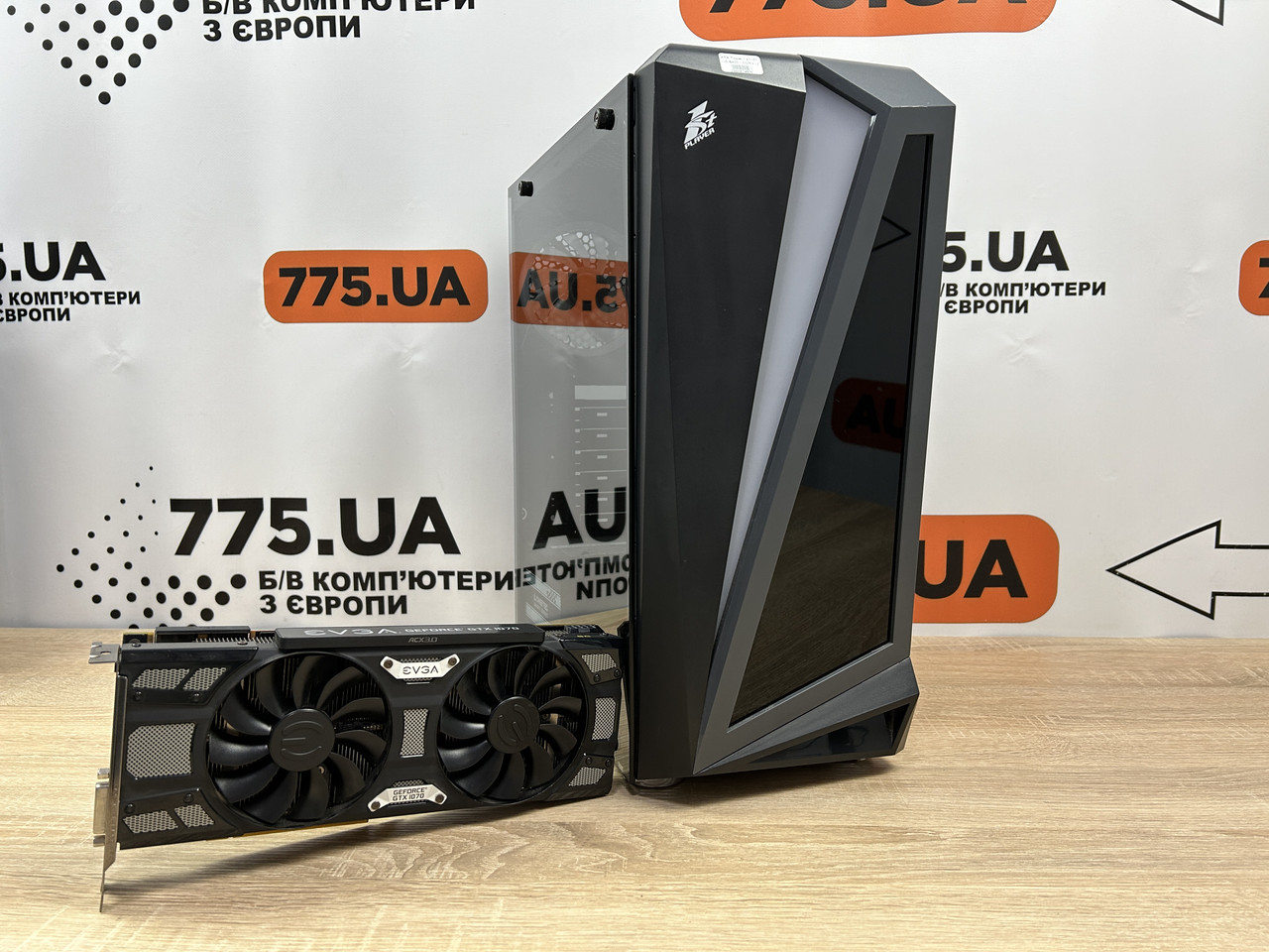 Ігровий комп' ютер 2E, Intel Core i7-4770 3.9GHz, RAM 16ГБ, SSD 240ГБ + HDD 750ГБ, GTX 1070 8GB