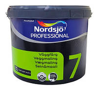 Краска латексная Nordsjo Professional 7 черная Svart для стен и потолка, 10 л