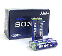 Батарейка SONEXX ULTRA PLUS щелочные LR03/ техника/ААA/1.5V/2шт (40/200/1000)