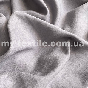 Лен Жатка однотонный Сірий світлий