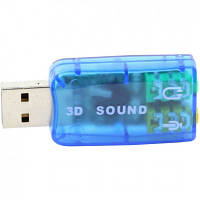 Звуковая плата Dynamode USB 6(5.1) blue (USB-SOUNDCARD2.0 blue) hp