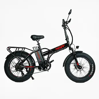 Електровелосипед фетбайк Corso "HAWY" 20" складана рама, 500В48В/13Ач, Shimano 7 швидкостей, зібраний на 75%