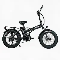 Электровелосипед складной Corso "HAWY" 20" стальная рама, 500В48В/13Ач, Shimano 7S, собран на 75%