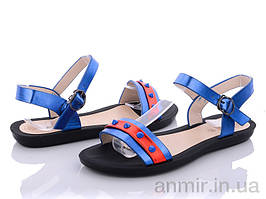 Босоніжки дорослі жіночі літні A585 blue (36-41) "Summer shoes" купити гуртом на 7км