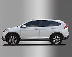 Молдинги дверей хромовані Honda CR-V 2012-2017 (Autoclover/Південна Корея)
