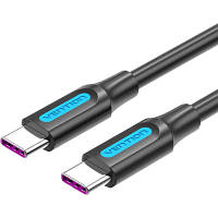 Дата кабель USB-C to USB-C 1.0m 2.0 100W Vention (COTBF) mb hp