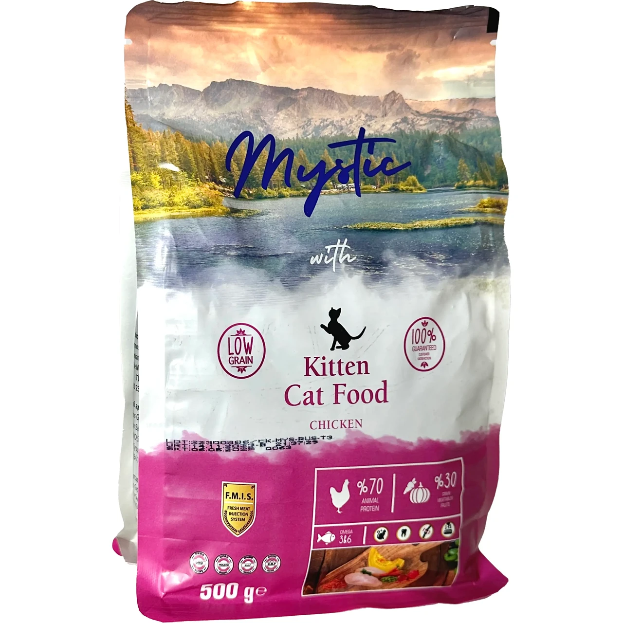 Сухий корм Hermos Mystic беззерновий для кошенят з куркою 500 г, фото 1