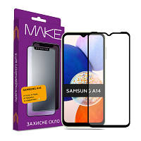 Скло захисне MAKE Samsung A14 Full Cover Full Glue (MGF-SA14) hp