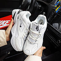 Женские кроссовки Nike M2K Tekno White/Black белые с чёрным