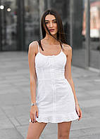 Платье Staff белое женское очень нежное для девушки стаф Nestore Сукня Staff біла жіноча дуже ніжна для
