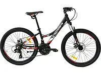 Велосипед Crosser 24 Nio Stels рама 12.5, Черный Black