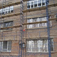 Будівельні риштування клино-хомутові КХЛ, комплектація 7.5 х 10.5 (м)