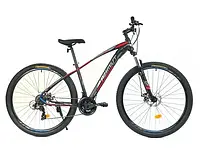 Горный велосипед Azimut 29″ Nevada GFRD рама 17, Черно-красный Black-red
